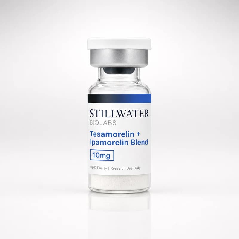 Tesamorelin + Ipamorelin Blend — ≥99% purity, Lyophilized Powder
